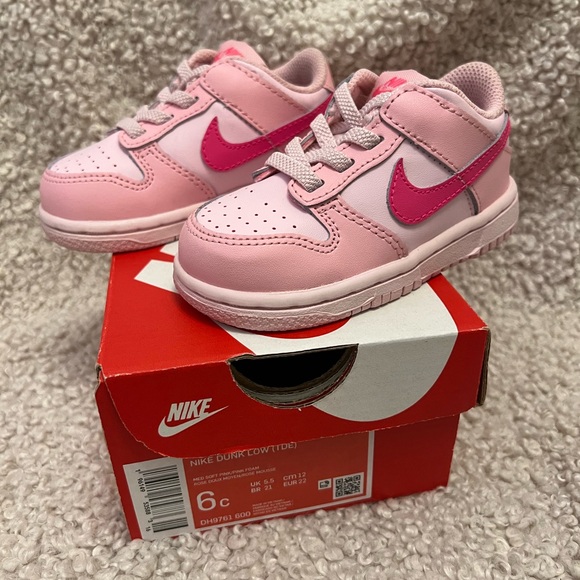 Toddler Nike Dunk Triple Pink 6 - Picture 1 of 7